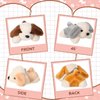 Sosation 20 Pcs Mini Plush Stuffed Puppy Bulk Dog Party Favor Gift Toy Soft Plush Dog for Goodie Bag Fillers Kids Baby Show Birthday Easter Gift Carnival Prize Party Supplies(Stylish Style)