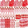 PLOUGVI 208PCS Strawberry Party Favors, Berry First Birthday Decor, Strawberry Birthday Party Decorations, Strawberry Theme for Party Goodie Bag Stuffer Pinata Filler Gifts