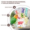 HPAWHOMEPART Bird Toys, 3PCS Bird Shredding Toys,Bird Shredder Toys Chewing Toys Parrot Cage Foraging Hanging Toy,Bird Cage Accessories for Bird Parakeets Lovebirds Cockatiels