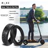 8.5 Inch Electric Scooter Replacement Tire & Inner Tubes, 50/75-6.1 Compatible for Gotrax Gxl V2/Xiaomi M365/Pro/1S, 8 1/2X2 Rubber Tyre & Air Inner Tube Set (Straight Valve Stem) (1 Set)