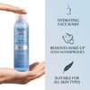 Eucerin Face Gentle Cleansing Hydrating Micellar Water, Face Cleanser and Makeup Remover with Hyaluronic Acid, 13.5 Fl Oz Bottle