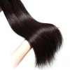 UNice Hair Icenu Series 8A Brazilian Straight Virgin Hair 1 Bundle Unprocessed Human Hair Extensions Weave Natural Color (14, 1B color)