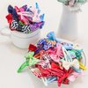 XIMA 60 Pcs Hair Bows for Girls, Grosgrain Ribbon with Metal Snap Hair Clips Bow for Toddler Baby Kids Teens, Random Colors and Styles