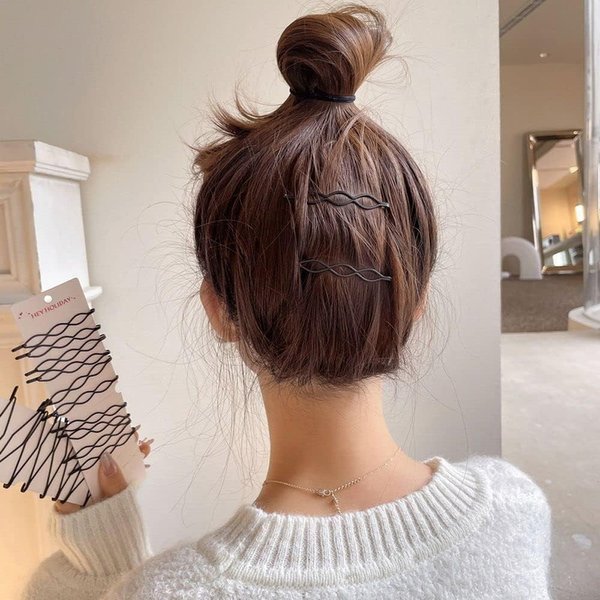 12Pcs Black Vintage Hair Pins Mini Bobby Pins Fashion BB Clip Women and Girls Hair Styling Pins Hair Accessories Invisible Bangs Clip Small Bobby Pins Hair Accessories