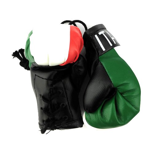 Red Hat Ent Hanging Car Mirror Mini Boxing Gloves (Italy)