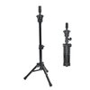 YTBYT Mini Wig Head Stand Tripod Adjustable Mannequin Head Stand Wig Stand for Mannequin Heads Training Heads and Canvas Block Head