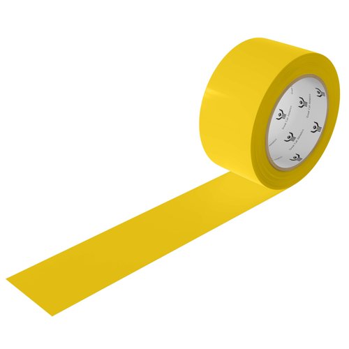 Great Call Athletics | Wrestling Deluxe Plastic Striping Mat Tape | Stripe Taping Gym Floor Reusable MMA BJJ Tournament Coach (2", Yellow)