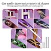 YECIRALA 5pcs Nail Art Cat Eye Magnet For Nails Art Big Cylindrical And 4 Pcs Mini Magnet Combination Set For Cat Eye Gel Nail Polish Magnet Grandient Designs Tool Magnetic Nail Art Magnets Tool
