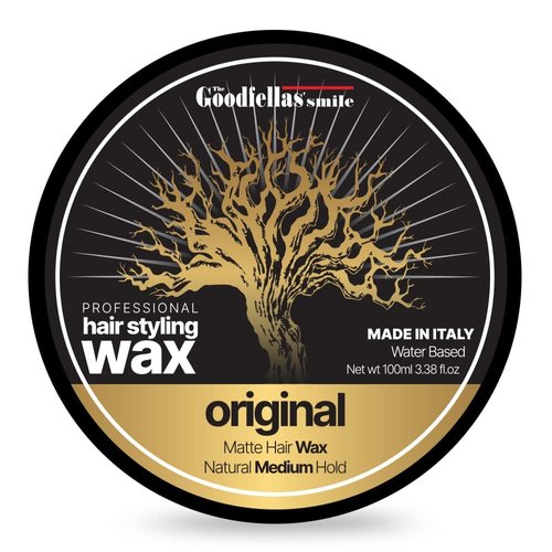 The Goodfellas' smile Hair Wax Fiber/Pomade, Matte with Medium Hold Formula, 100ml, Made in Italy (Original)