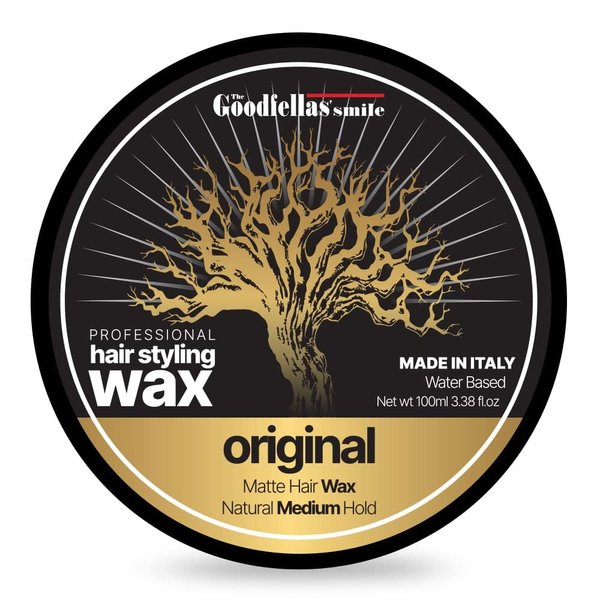 The Goodfellas' smile Hair Wax Fiber/Pomade, Matte with Medium Hold Formula, 100ml, Made in Italy (Original)