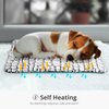 Petace Self Warming Cat Bed, 30" x 20" Ultra Soft Cat Dog Pet Heating Pad for Indoor Outdoor, Non-Slip Heated Dog Mat Thermal Blanket