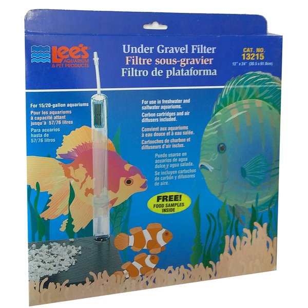 Lee's 15/20 Original Undergravel Filter, 12-Inch by 24-Inch