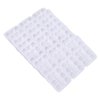 Ink Caps Holder, 30pcs Tattoo Ink Cup Tray Disposable Plastic Tattoo Ink Pigment Trays Stand for Eyebrow Ink Caps Plastic Tattoo Ink Cups Pigment Ink Caps Holder Supplies Kits