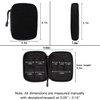Pocket Organizer, EDC Pouch with DIY Patch Area, Mighty Pouch EDC Pocket Organizer for Men, Utility Pouch Small EDC Pouch for EDC Gears, Nylon Tool Pouch Multitool Organizer Pouch