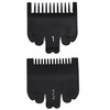 2 Pieces 2 Lengths Professional Hair Clipper Attachment Guide Guard Combs 1/16" 1/8" 1.5mm 3mm Compatible with Wahl Standard Full-Sized 5 Star Series Magic Clip Hair Clippers (Black)