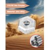 Rc Car Parts,4PCS 1/16 RC Wheel Hub Adapter RC Zinc Hex Connector Wheel Compatible for SCY 16101 16102 16103 16201 1/16.