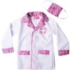 StoryBook Wishes Kids Doctor Coat & Face Mask for Kids Doctor Costume | Doctor Dress Up for Kids | Pink and White - Size 4-6