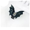 Halloween Bat Hair Claw Clip Halloween Cosplay Costume for Women Goth Hair Accessories Halloween Party Non Slip Hair Jaw Clamp Bat Barrettes for Halloween Costumes Decorations 2Pcs