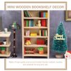 BESPORTBLE 1: 12 Scale Miniatures Dollhouse Bookshelf, Mini Bookshelf for Dolls Mini Wooden Bookcase Display Shelf Bookshelf 6 Floors Dollhouse Bookshelf Dollhouse Furniture Accessories