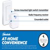 Westek Indoor Wireless Light Switch and Receiver Kit – No Wiring Required, Up To 100ft Distance – The Easy Way to Add a Switched Outlet, Ideal for Lamps, Seasonal Lighting, Small Appliances