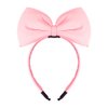 MXXGMYJ Women Big Bows Headbands Bow Headband Hairbands for Women Girls Bow Hair Hoop Birthday Halloween Party Christmas Costume Accessories Gifts 1Pcs Pink Bow Hairbands