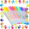 Mermaid 16 Piece Glitter Pen Body Art Set, Mermaid Themed, Glittery and Bright Colors, Ages 3+, by Townley Girl