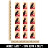 Chat Noir Black Cat Art Poster Temporary Tattoo Water Resistant Fake Body Art Set Collection - 15 2" Tattoos (1 Sheet)