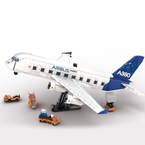 SEMKY Airbus A380 Airplane Building Block Set (1945 Pieces) -Building Toys Gifts for Airplane Fans and Kid