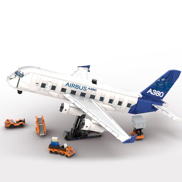 SEMKY Airbus A380 Airplane Building Block Set (1945 Pieces) -Building Toys Gifts for Airplane Fans and Kid