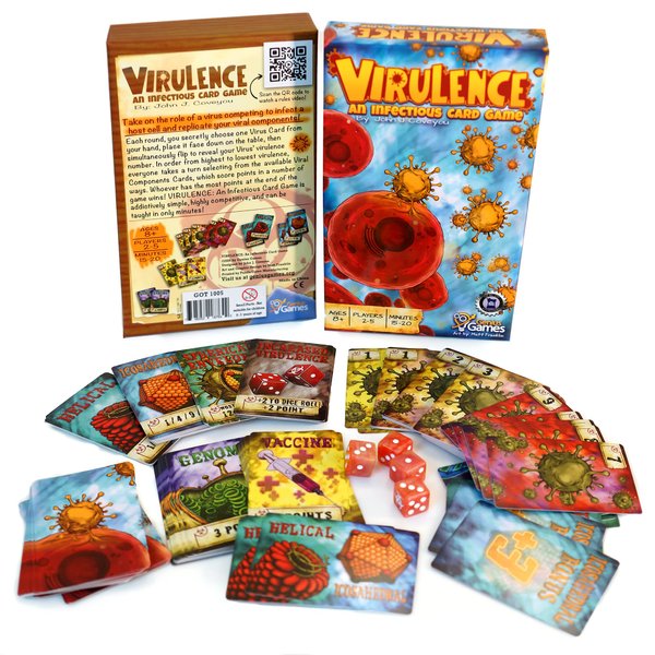 Virulence: An Infectious Virus Card Game - Educational Bidding Game for Kids 8+ - Perfect Biology Board Game for Kids, Teens, and Adults - Medical Science Gifts for Nurses, Doctors, Teachers