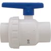 PRAHER 150-010 1.5IN SXS SINGLE UNION BALL VALVE PVC