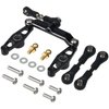 HobbyMarking 1/10 RC Car Aluminum Ball Bearing Crank Steering Arms Set for Tamiya TT-02 / TT-02D / TT-02E Racing Car Upgrade Parts