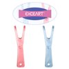 Dental Floss Holders Dental Flosser Built-in Spool Flat Wire Dental Floss Replacement Racks (Pink + Blue)