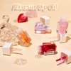 Alisesun 4-Piece Lip Oil & Gloss Kit - Hydrating, Plumping Lip Care with Pearl & Shimmer