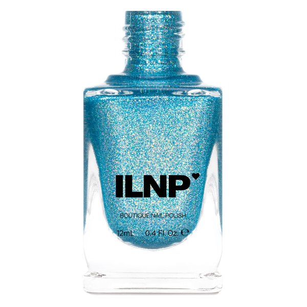 ILNP Blowing Bubbles - Rich Sky Blue Ultra Holo Nail Polish