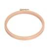 Cross Stitch Hoop, 6.5in Embroidery Hoop Wooden Round Hand Embroidery Frames Quilting Frames for Hand Quilting Thickened Embroidery Ring Scroll Frames for Cross Stitching