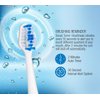 Pursonic S430 SmartSeries Electronic Power Rechargeable Sonic Toothbrush with 40,000 Strokes Per Minute, 12 Brush Heads Included (White)