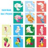 Mermaid Sticker Book Crafts for Kids Ages 4-8 Sticker Paint Books Stickers for Kids Girls Birthday Party Favors Road Plane Travel Learning Number Toys Activity Books (Mermaid)