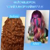 LLMSIX 27PCS Hair Dyeing Kit, Reusable Hair Highlighting Cap Hair Coloring Frosting Cap with Metal Hooks, Coloring Brush, Combs, Gloves, Hair Colouring Cap Set for Salon DIY Dyeing Hair
