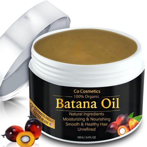 Co Cosmetics Batana Oil Nourishing Hair Treatment for Strength and Shine Repairs Damaged Hair and Aides with New Growth
