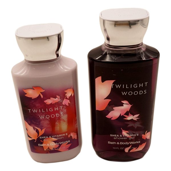 Twilight Woods - 8 oz Body Lotion + 10 oz Shower Gel, Two Piece Gift Set