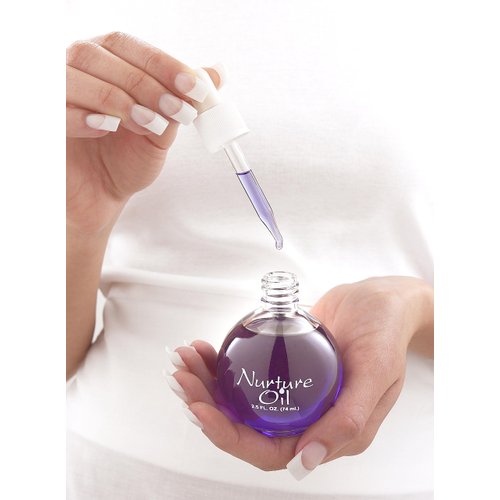NSI Nurture Oil - Cuticle Oil for Nourishing Damaged Cuticles- Soft Grape Scent - 2.5oz