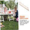 Toyvian 1 Set Doll House Stair Railing Miniature Kit Mini Accessories Wooden Playpen Miniature Funiture Model Miniature Dollhouse Supplies Furniture and Accessories Mini House Accessory