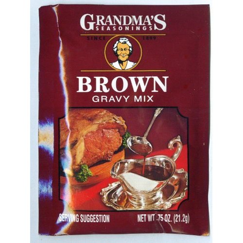 Grandma's Brown Gravy Mix-12 Packets, .75oz