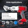 INPAITOO 21V Heavy Duty Electric Metal Shear, 600W,1300r/min Speed Swivel Head Electric Metal Cutter Shear, Heavy Duty Metal Power Cutting Tool, Cordless Tin Snips Cutter Scissor for Stainless Steel