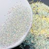 HINABTRU 10000 Pixie Nail Crystals Rhinestones Micro Glass Diamonds Stone-AB Pixie Crystals for Nails Iridescent Shine-Mini 1.3mm Crushed Nail Rhinestones Tiny Sugar Crystal Beads for Nails
