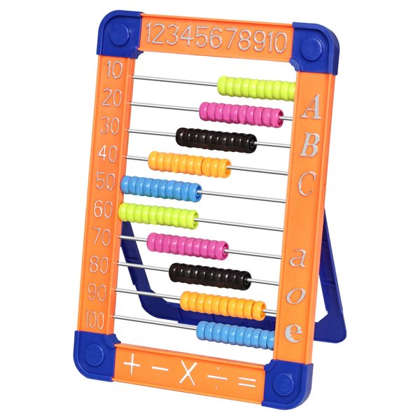 MICKYU Plastic Abacus for Kids Math Counting Toys Preschool Learning Toys with 100 Beads