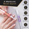 4-Pack Liquid Cuticle Protector Pen – Nails Art Accessories, Nail Strengthener, Nail Polish Gel Base, Cuticle Moisturizer