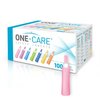 MediVena ONE-Care Safety Lancets, Contact-Activated, 30G x 1.5mm, 100/bx, Sterile, Single-Use, Preloaded, Gentle for Comfortable Testing