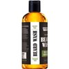 Leven Rose Beard Wash Shampoo by Ranger Grooming Co, Sulfate Free Natural Beard Cleanser & Conditioner for Men, Tea Tree & Peppermint for Growth & Thickening, Paraben Free 4 oz